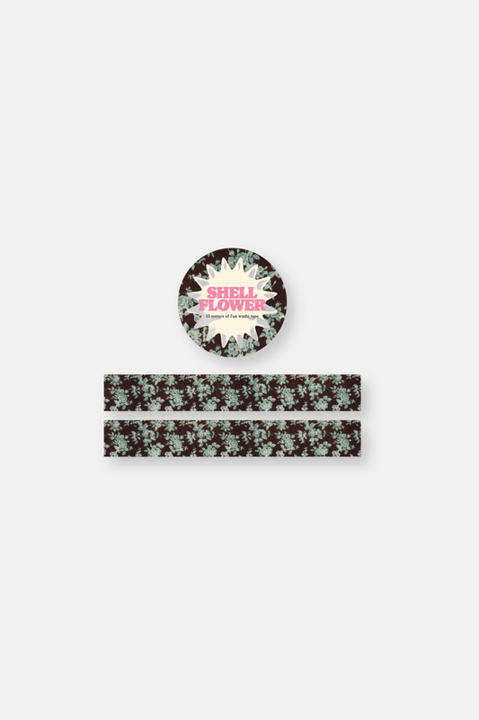 Shellflower Floral Washi Tape