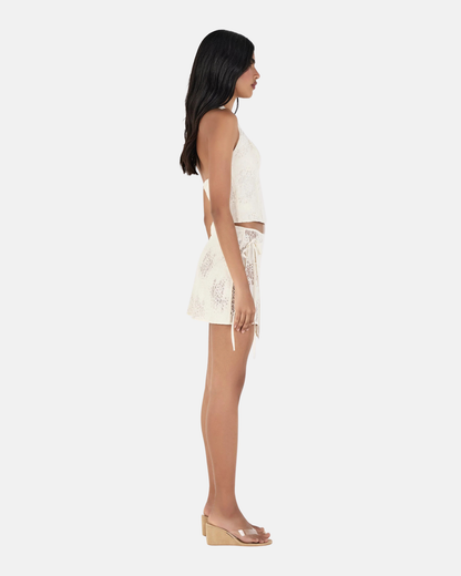 Ownley Gem Lace Top Ivory