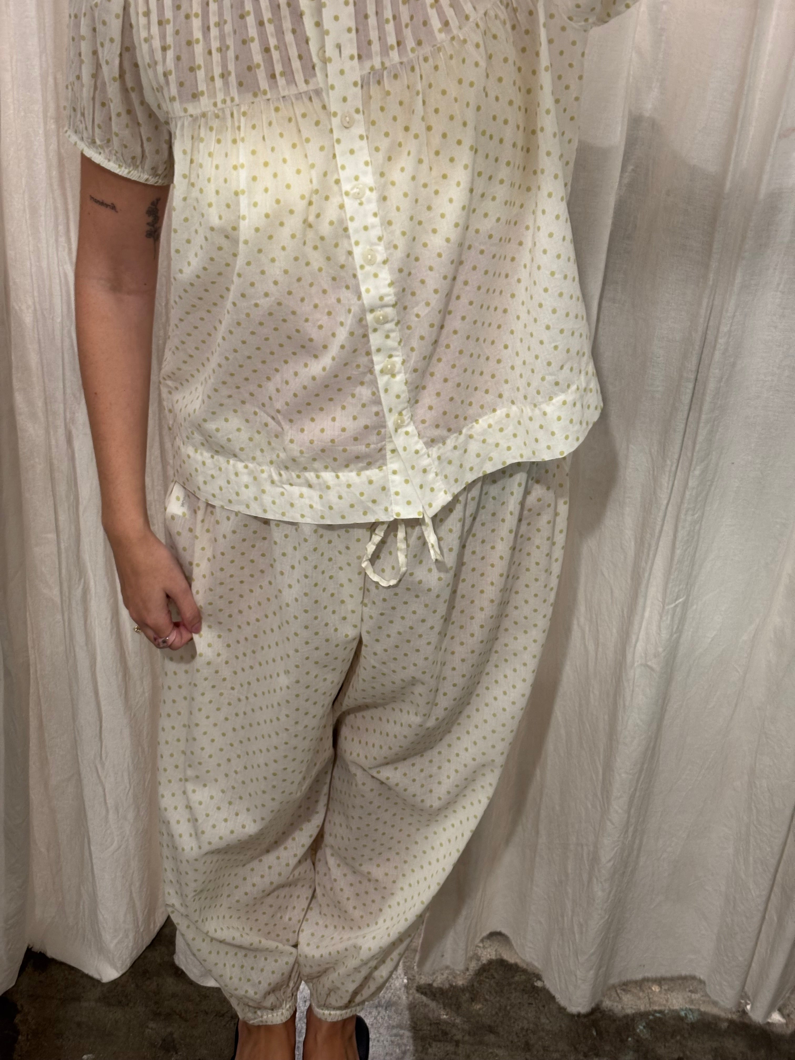 MEADOW TOP | LIME SPOT