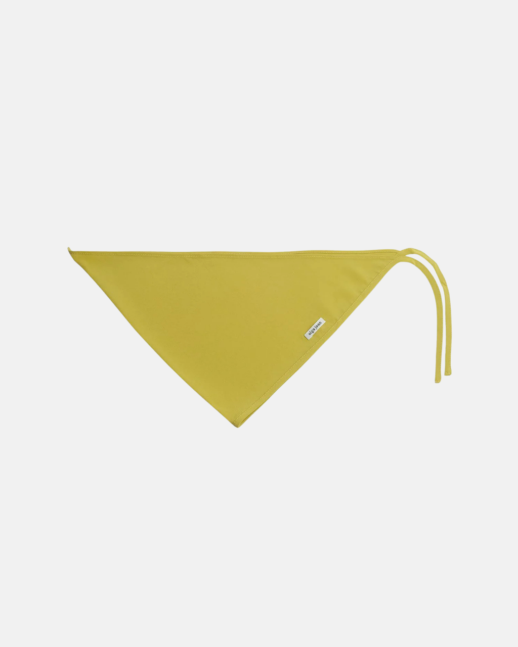 Olga Joan Headscarf Chartreuse Silk