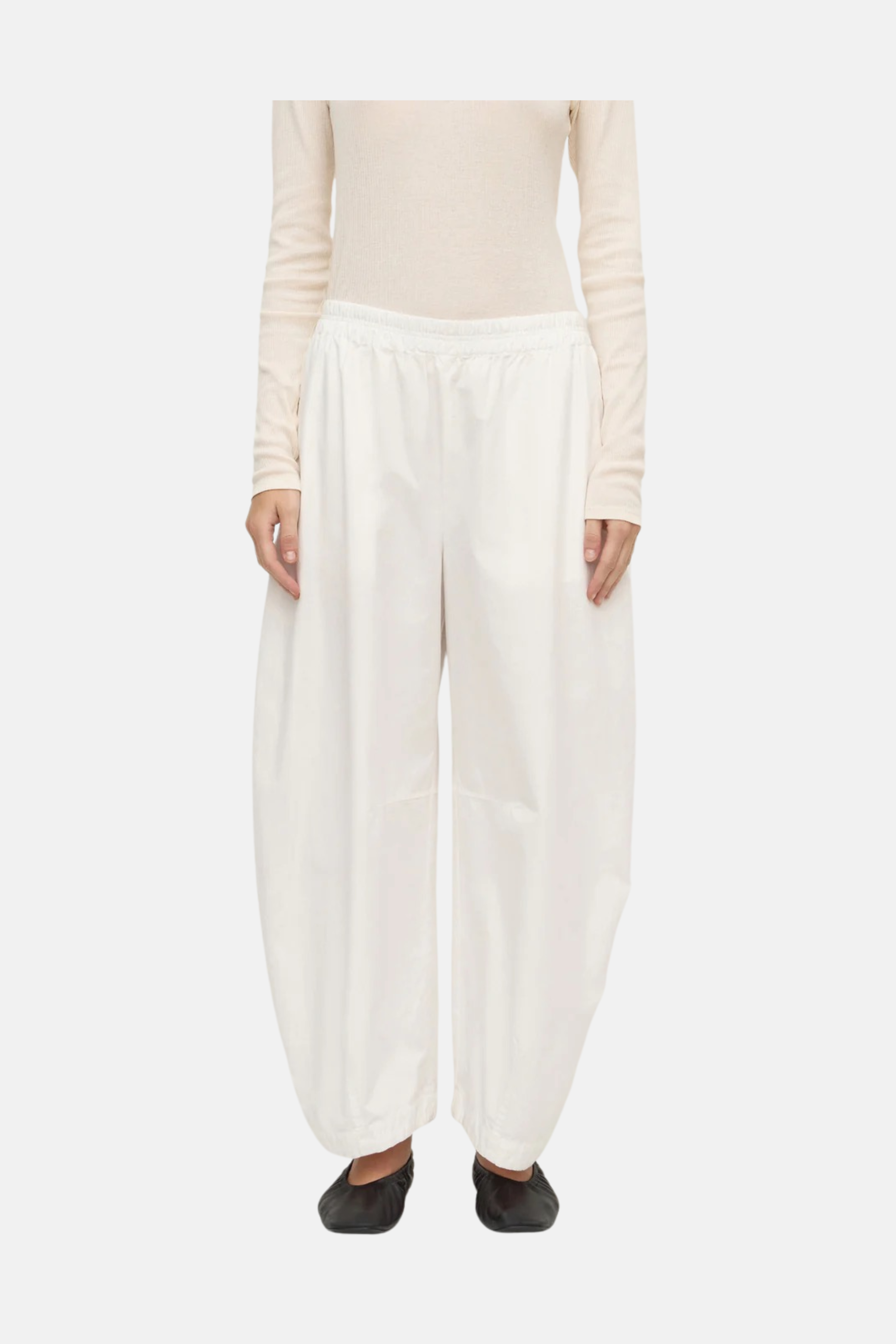 LOLA BARREL PANT | WHITE