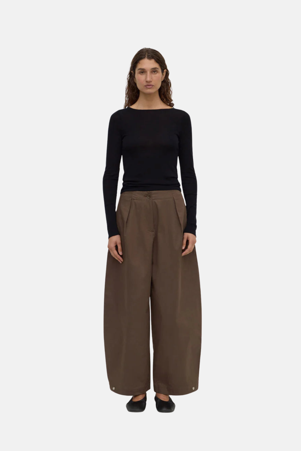 JASMINE ADJUSTABLE BARREL PANT | MILITARY