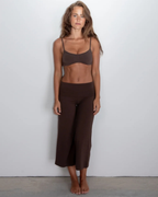 Pinky & Kamal Yin Flare 7'8 Length Dark Brown
