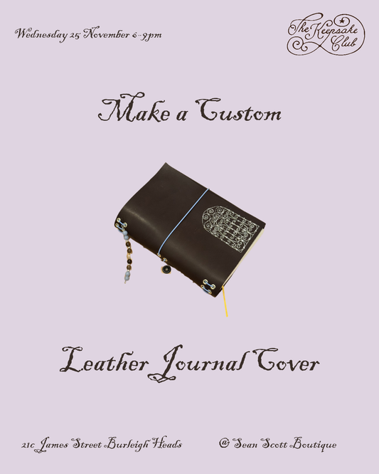 Leather Journal Workshop 25 November