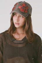 Pinky & Kamal Hibiscus Cap Washed Brown