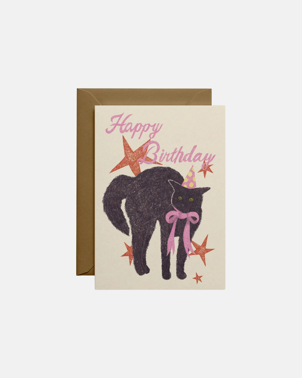 Molly Stredwick A6 Greeting Card Birthday Cat