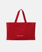 Zulu & Zephyr Cotton Canvas Tote Red