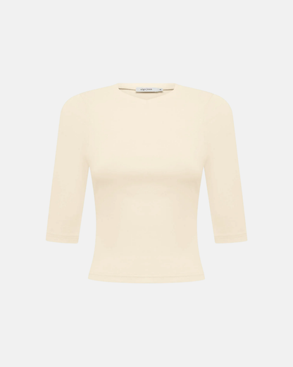 Olga Joan Baby V-Neck Top Avena