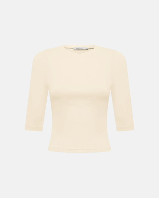 Olga Joan Baby V-Neck Top Avena