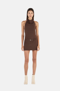 Ownley Sammie Mini Dress Chocolate