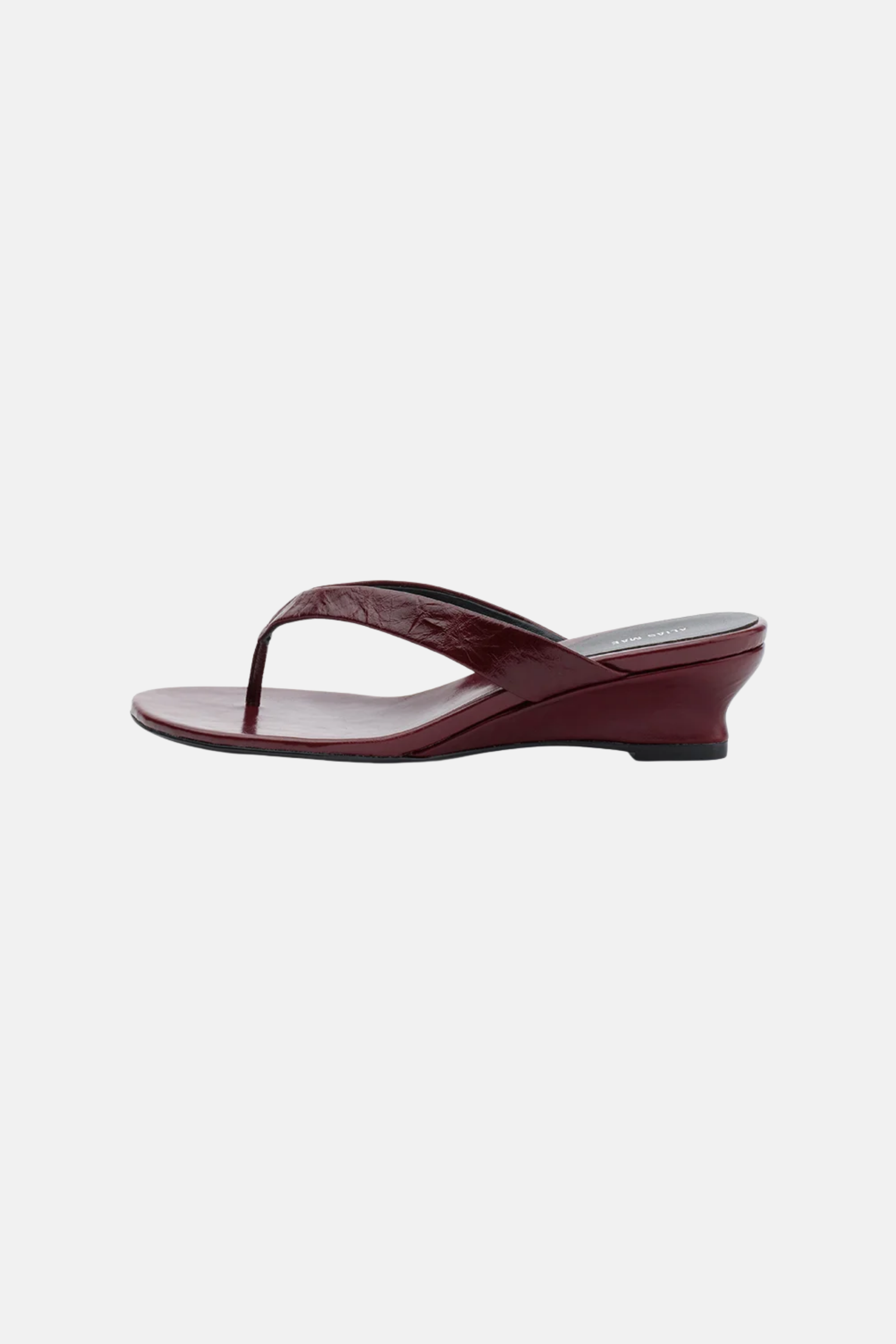 Alias Mae Jilly Burgundy Oily Crinkle Leather
