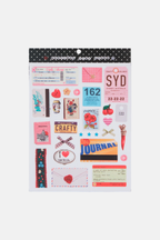 MARTINA'S TINY STORE TRAVEL EPHEMERA STICKER SHEET