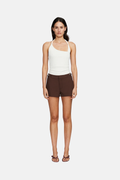 Ownley Phoebe Mini Shorts Chocolate