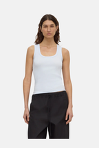 Assembly Label Robyn Scoop Neck Rib Tank Powder Blue