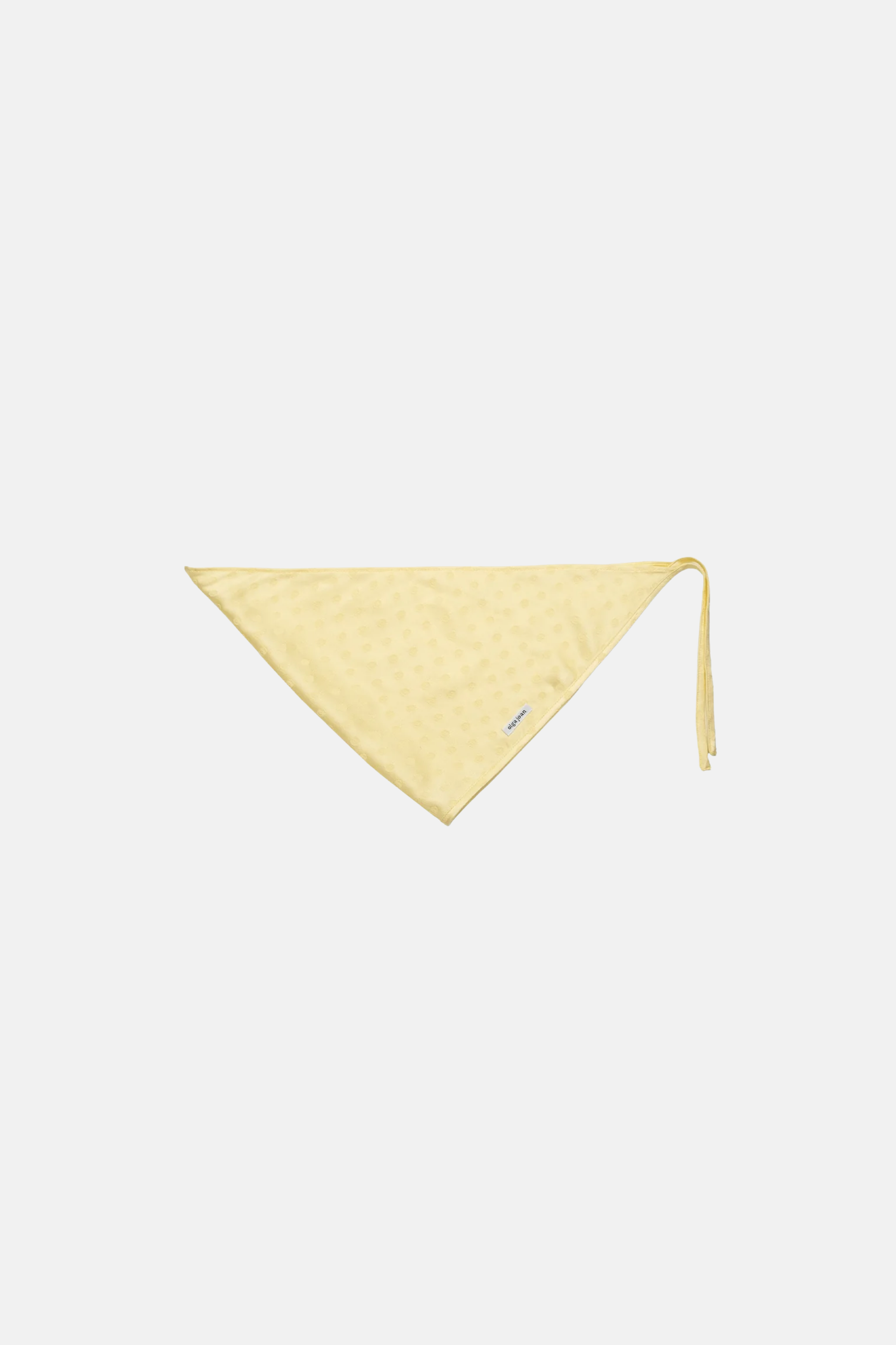 Olga Joan Headscarf Jacquard Limone