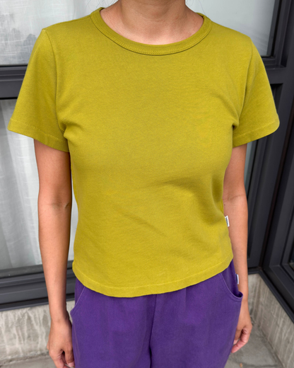 Le Bon Shoppe The Little Boy Tee Golden Olive