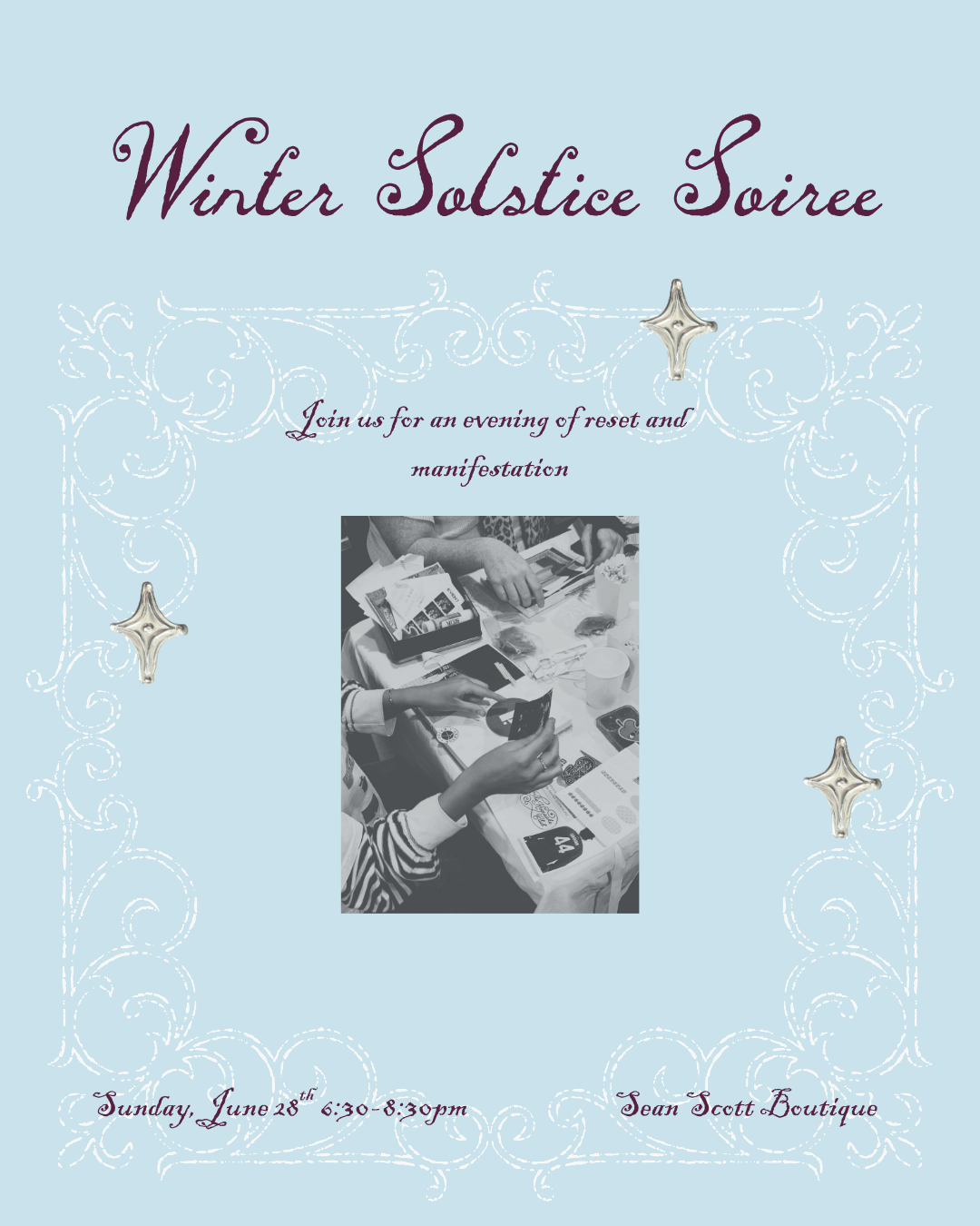 WINTER SOLSTICE SCRAPBOOKING SOIREE | 28 JUNE