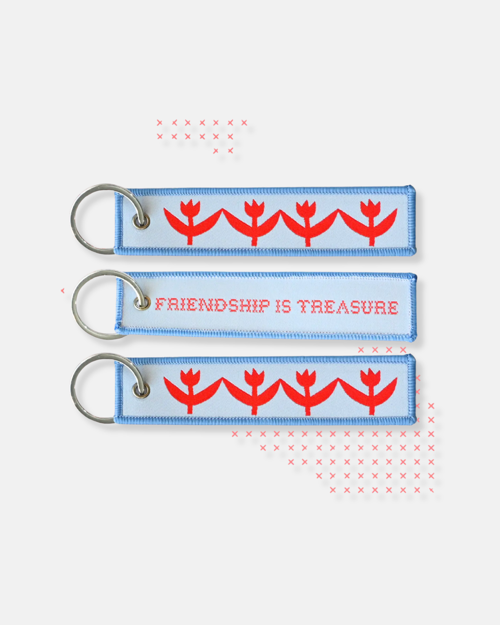 Riley Grae Friendship is Treasure Keychain