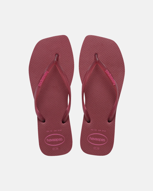 Havaianas Havaianas Slim Square Logo Pop Up Amaranto
