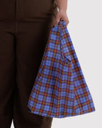 Standard Baggu Blue Tartan