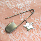 Unlucky Wishes Oversized Safety Pin Keychain