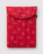 Baggu Puffy Laptop Sleeve 16" Red Polka Dot