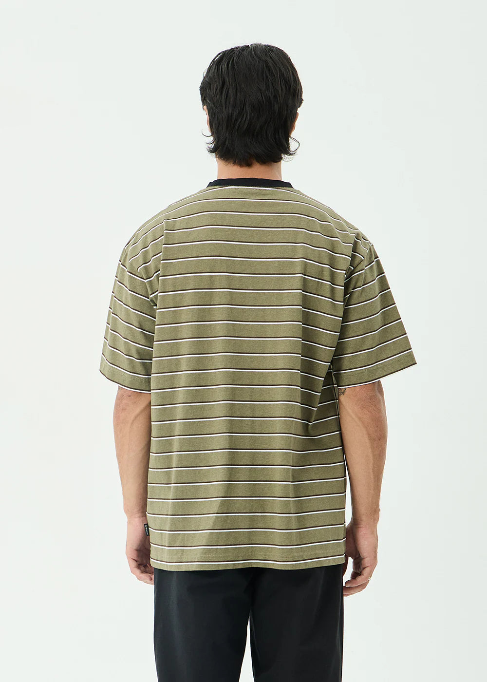 ALTITUDE BOXY TEE | STONE STRIPE