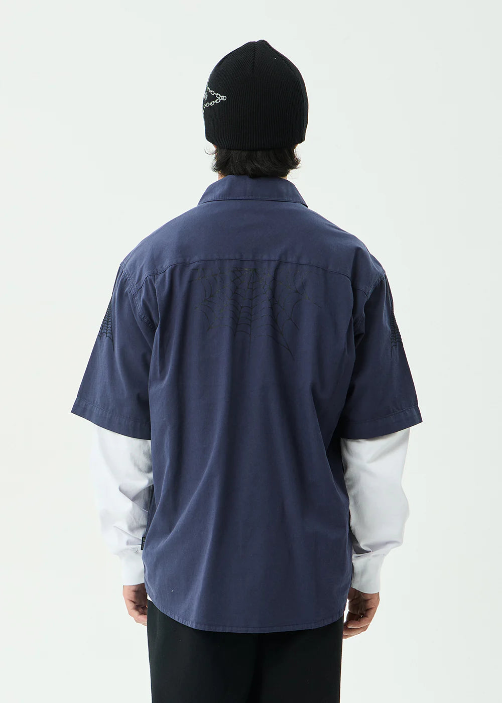 SUPPLY WORKWEAR SHORT SLEEVE SHIRT | WASHED DEEP SEA