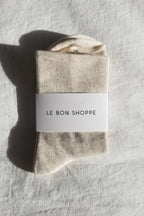 Le Bon Shoppe Sneaker Socks Oatmeal