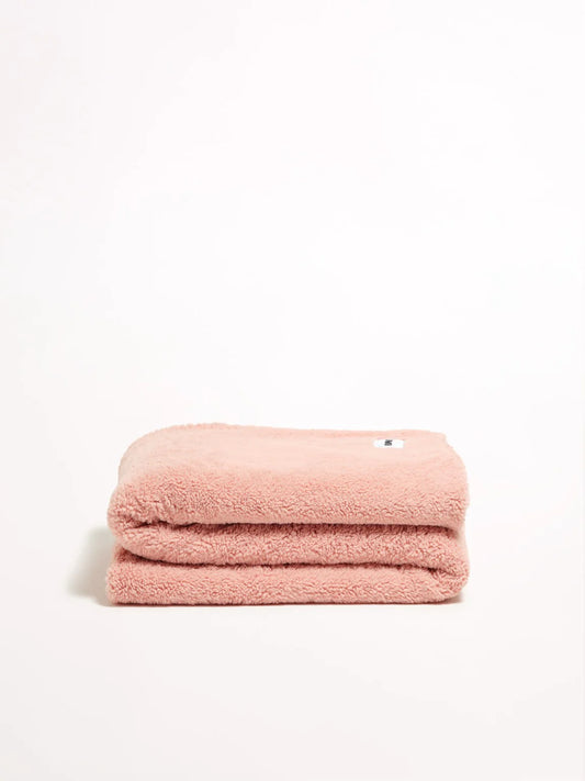 FAUX FUR THROW BLANKET | ROSE
