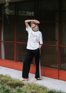 RACER TRACK PANT | BLACK