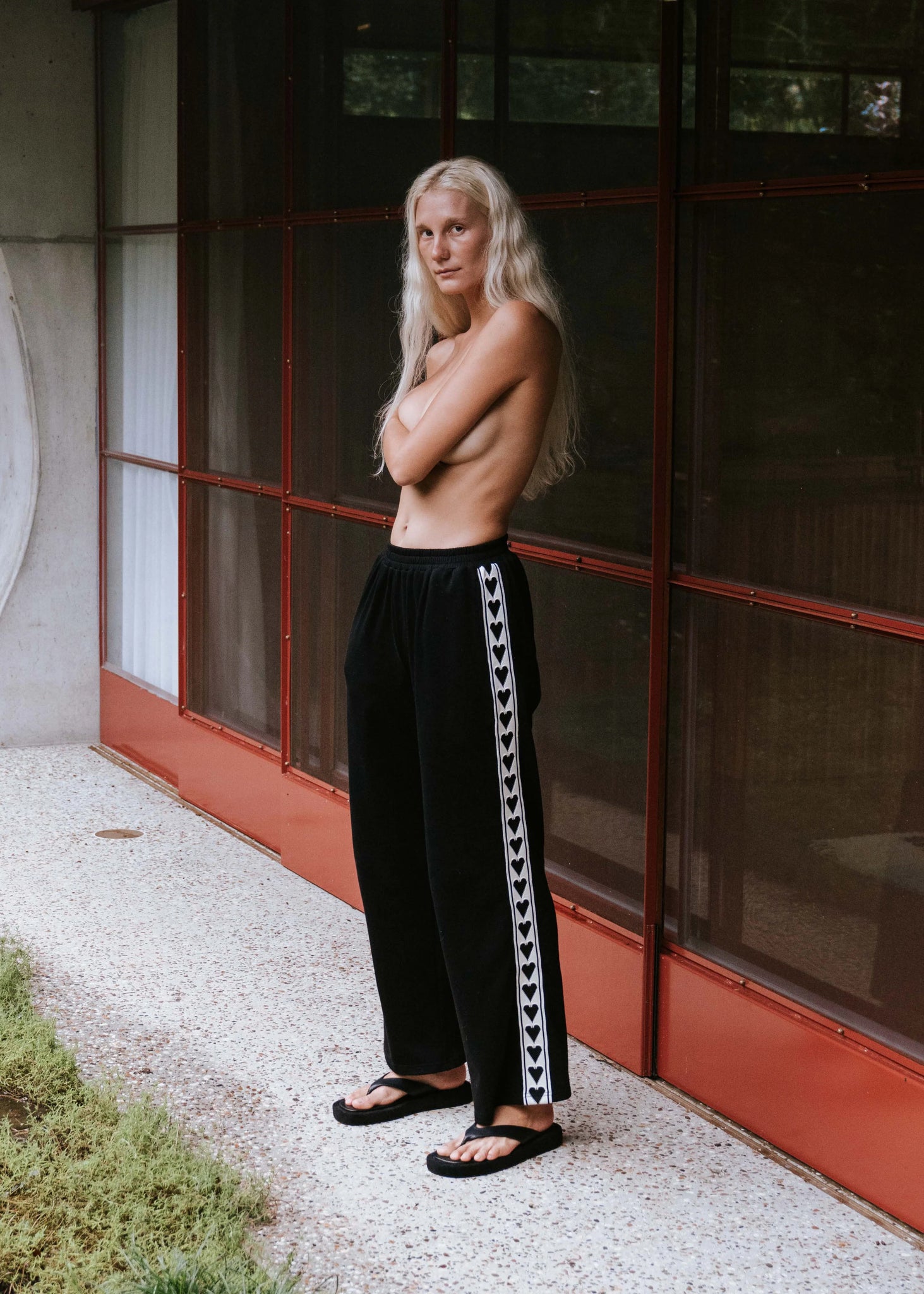 RACER TRACK PANT | BLACK