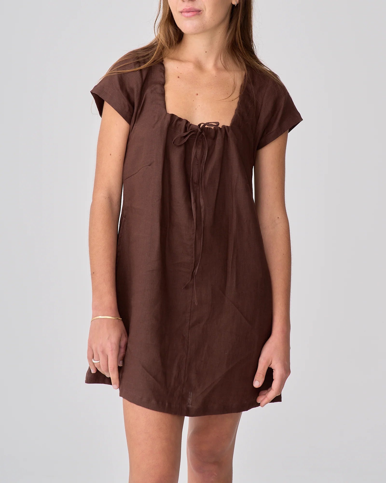 COVE MINI DRESS | CACAO