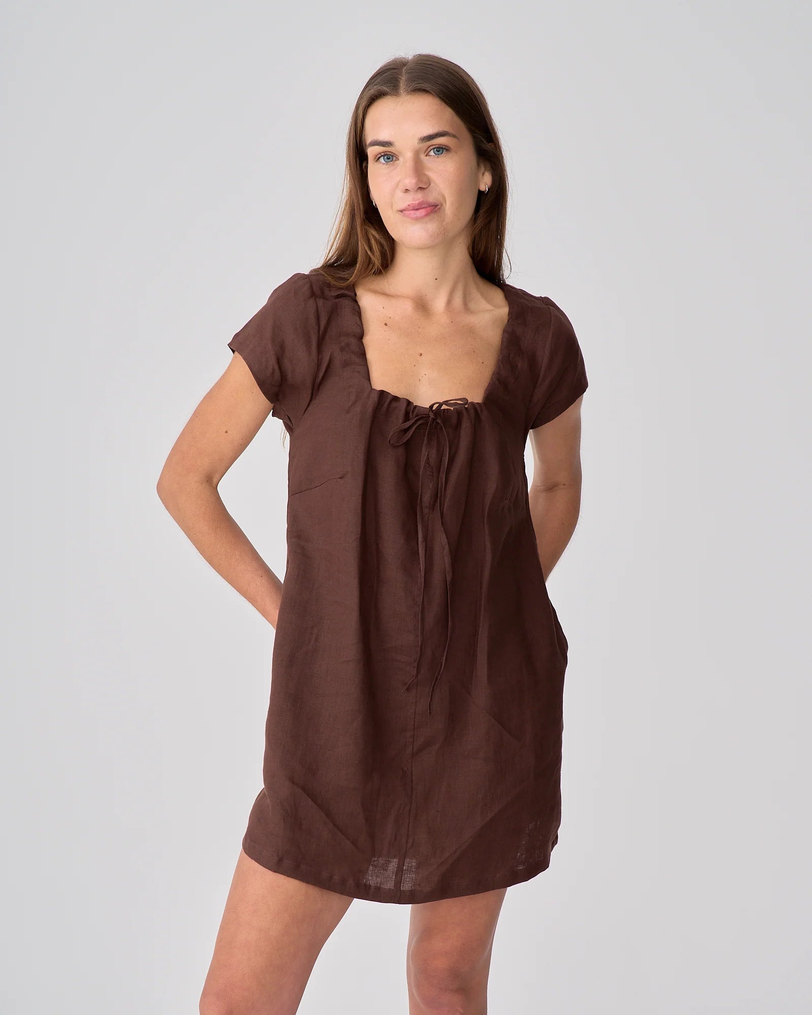 COVE MINI DRESS | CACAO