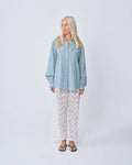 OVERSIZED SHIRT | BLUE PLAID