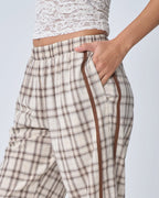 RACER PANT | BROWN PLAID