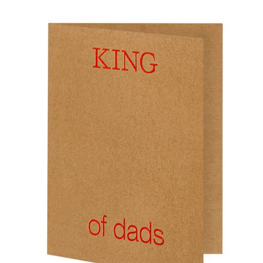 Short Talks King of Dads Card