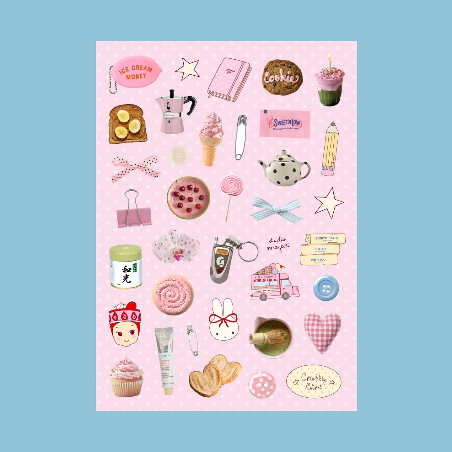 STUDIO MAGARI | SWEET NOSTALGIA STICKER SHEET