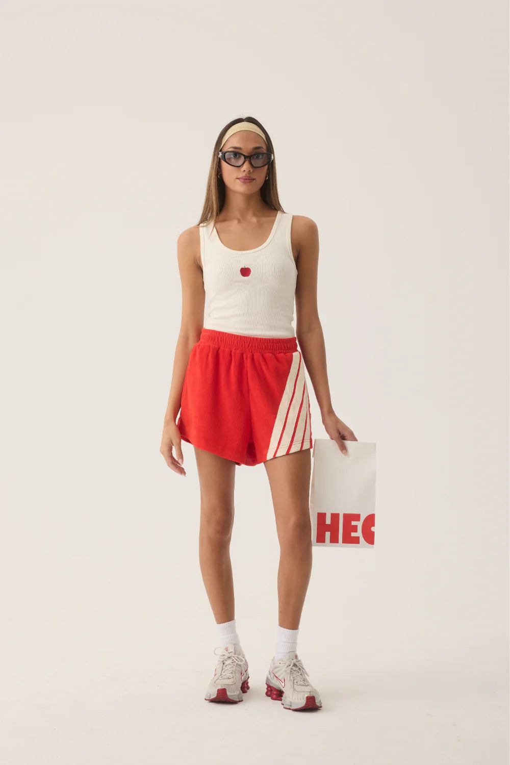 TROPIQUES TERRY SHORT | APPLE RED