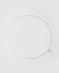 CURB CHAIN NECKLACE | SILVER