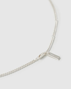 CURB CHAIN NECKLACE | SILVER