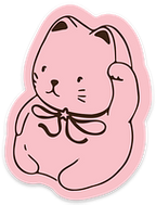 KEEPSAKE KITTY | PINK/BROWN