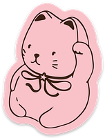 KEEPSAKE KITTY | PINK/BROWN