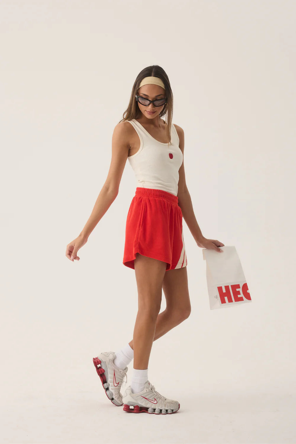 TROPIQUES TERRY SHORT | APPLE RED