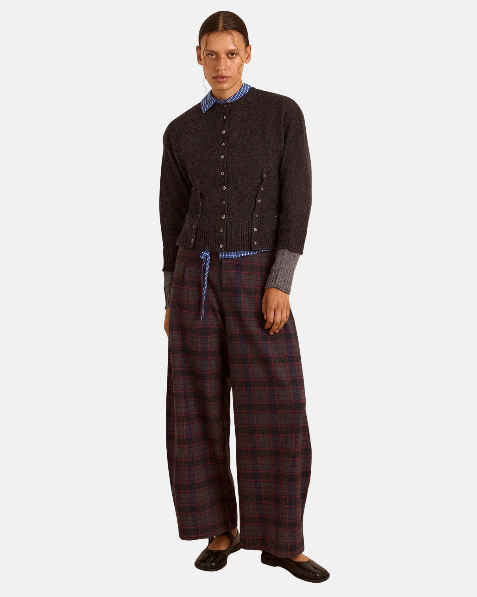 Damson Madder Haisley Trouser Sirius Check