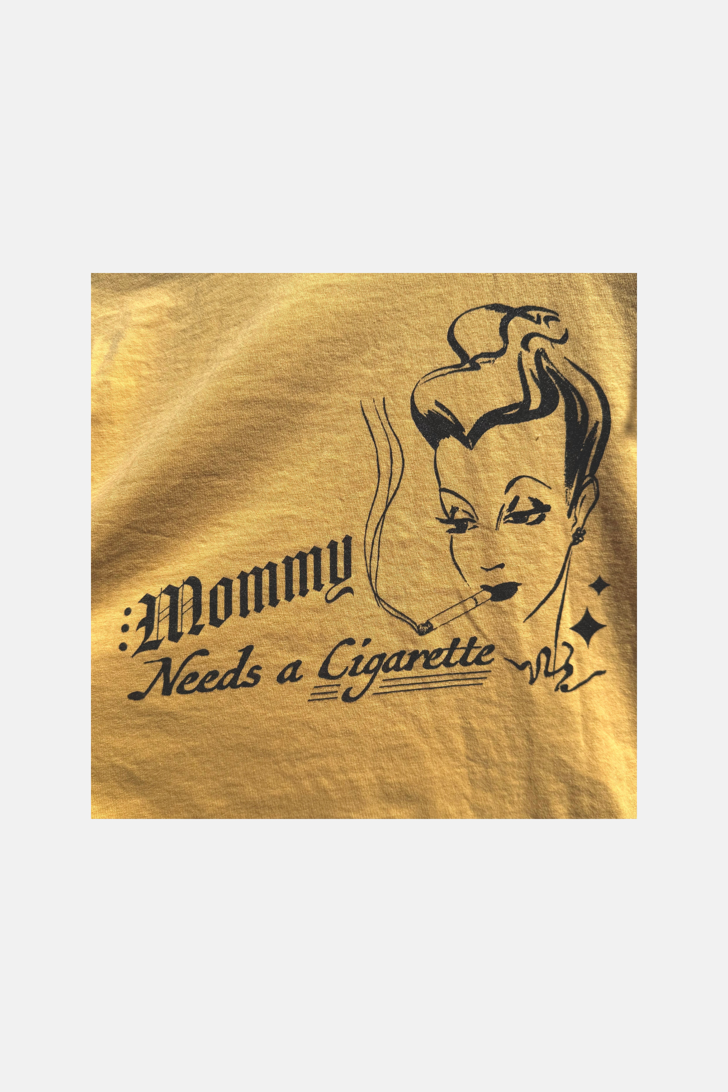 Freddy Tyler Paul 'Mommy Needs a Cig' Tee Yellow