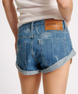 MALIBUE BANDITS DENIM SHORTS | OCEAN BLUE