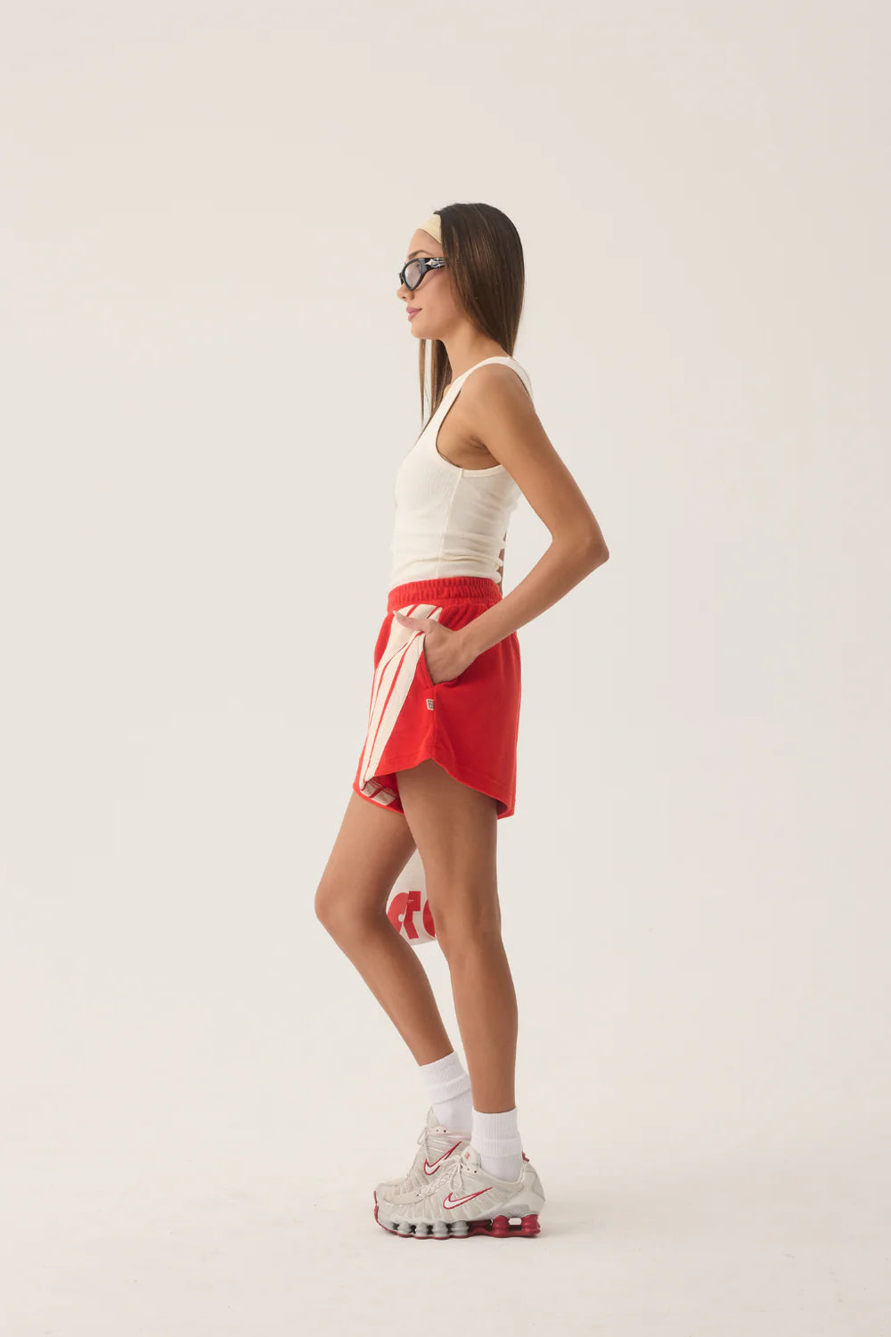 TROPIQUES TERRY SHORT | APPLE RED