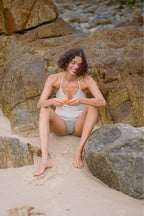 HALTER TANK TOP | NATURAL SPOT