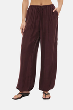 Mon Renn Eadie Harem Pant Chestnut